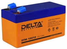 Аккумулятор Delta DTМ 12012 1.2А/ч (97*43*58)